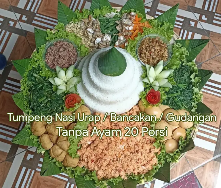 Tumpeng Solo Gudangan Urap Tanpa Ayam 20s
