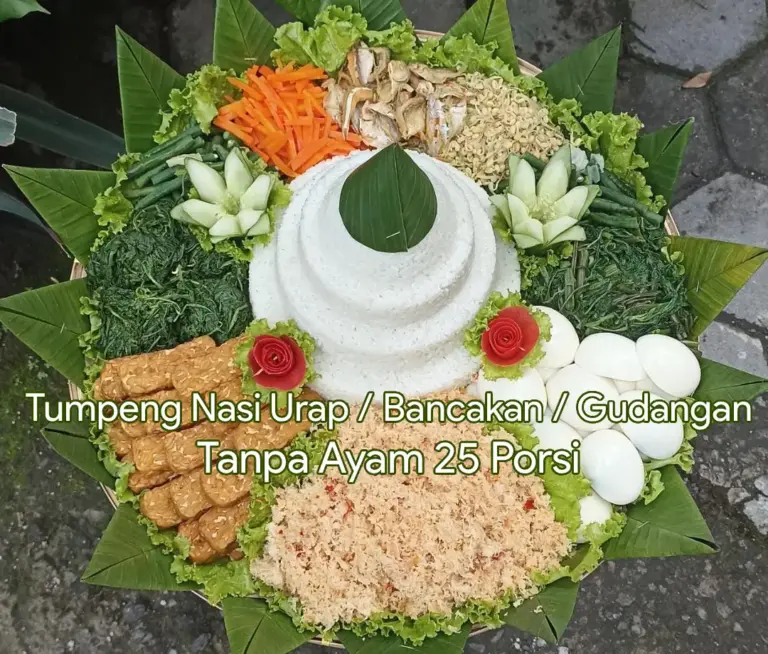 Tumpeng Solo Gudangan Urap Tanpa Ayam 25s